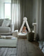 Cream White Settee