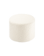 Cream White Pouffe