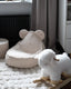 Cream White Bear Beanbag