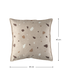 Terrazzo Sand Block Cushion