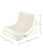 Cream White Moon Chair