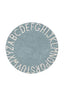 Washable Round Rug ABC