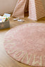 Washable Round Rug ABC