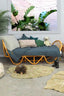 Washable Rug Mini Monstera Olive